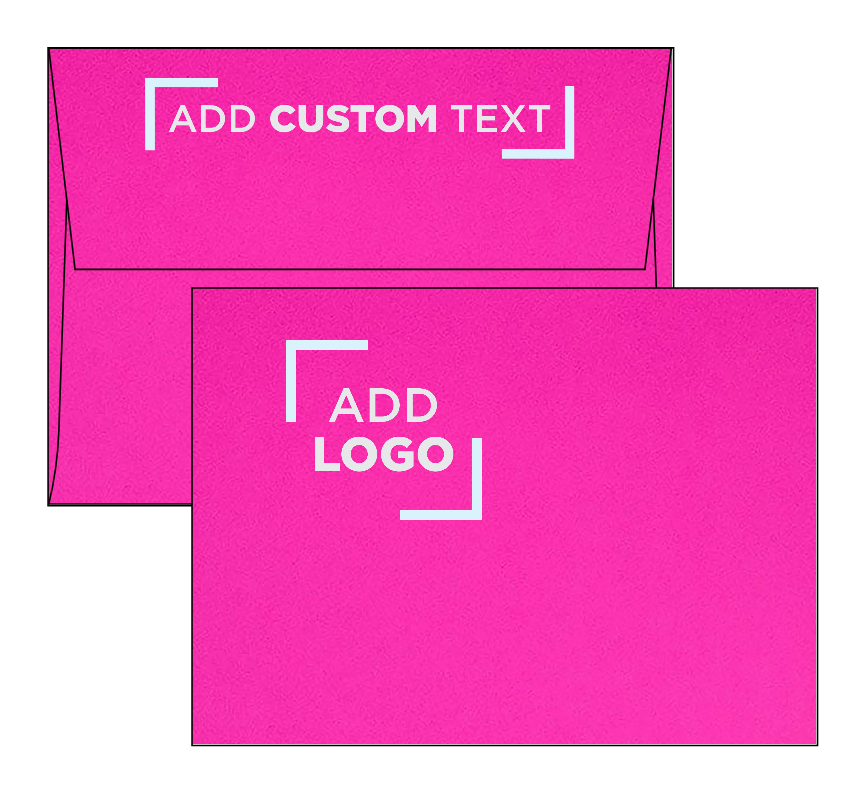 Fuchsia Pink Magenta 32lb A6 Invitation Envelopes (4 3/4 x 6 1/2) with Peel & Seal