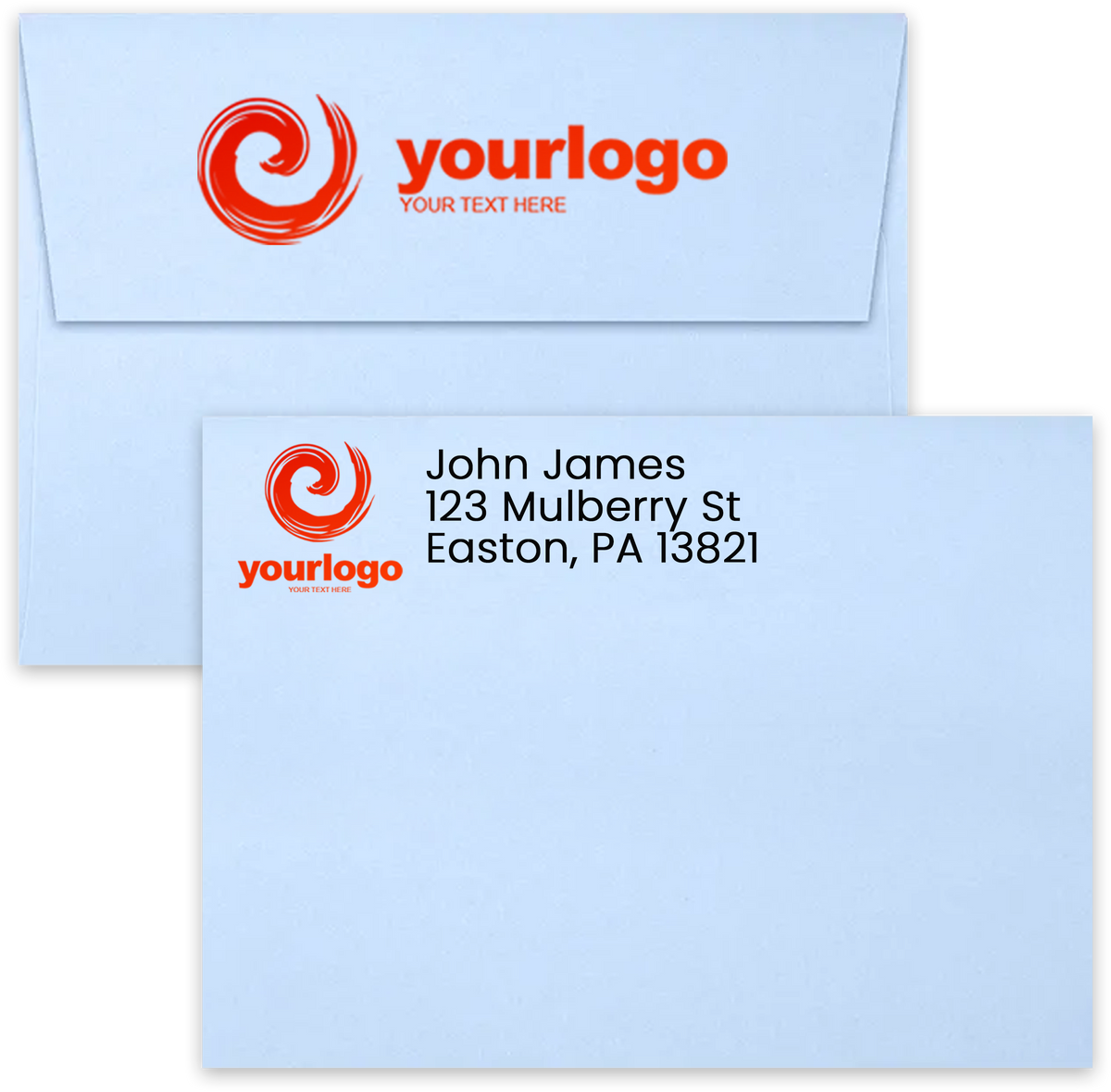 Baby Blue 32lb A7 Invitation Envelopes (5 1/4 x 7 1/4) with Peel & Seal