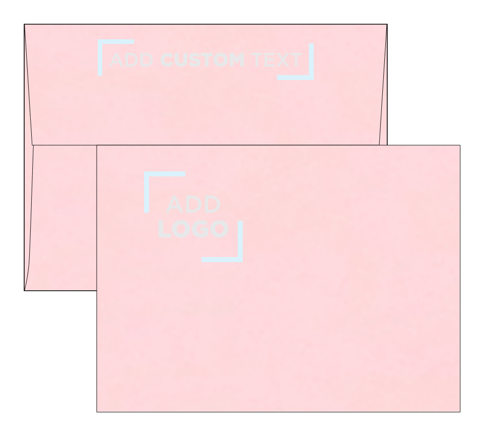 Baby Candy Pink 32lb A7 Invitation Envelopes (5 1/4 x 7 1/4) with Peel & Seal