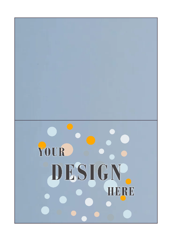 Baby Blue 100lb A1 Foldover Cards (3 1/2 x 4 7/8)