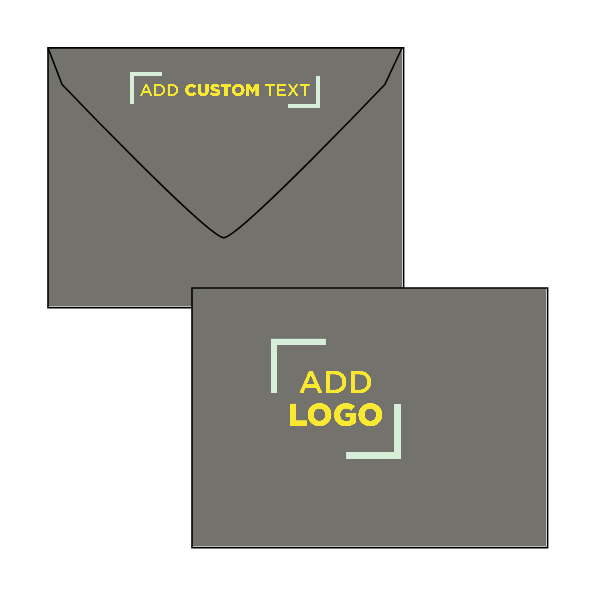 Dark Smoke Gray 32lb #17 Mini Envelopes (2 11/16 x 3 11/16)