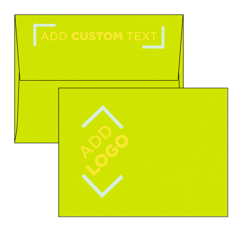 Wasabi Lime Green 32lb A2 Invitation Envelopes (4 3/8 x 5 3/4) with Peel & Seal