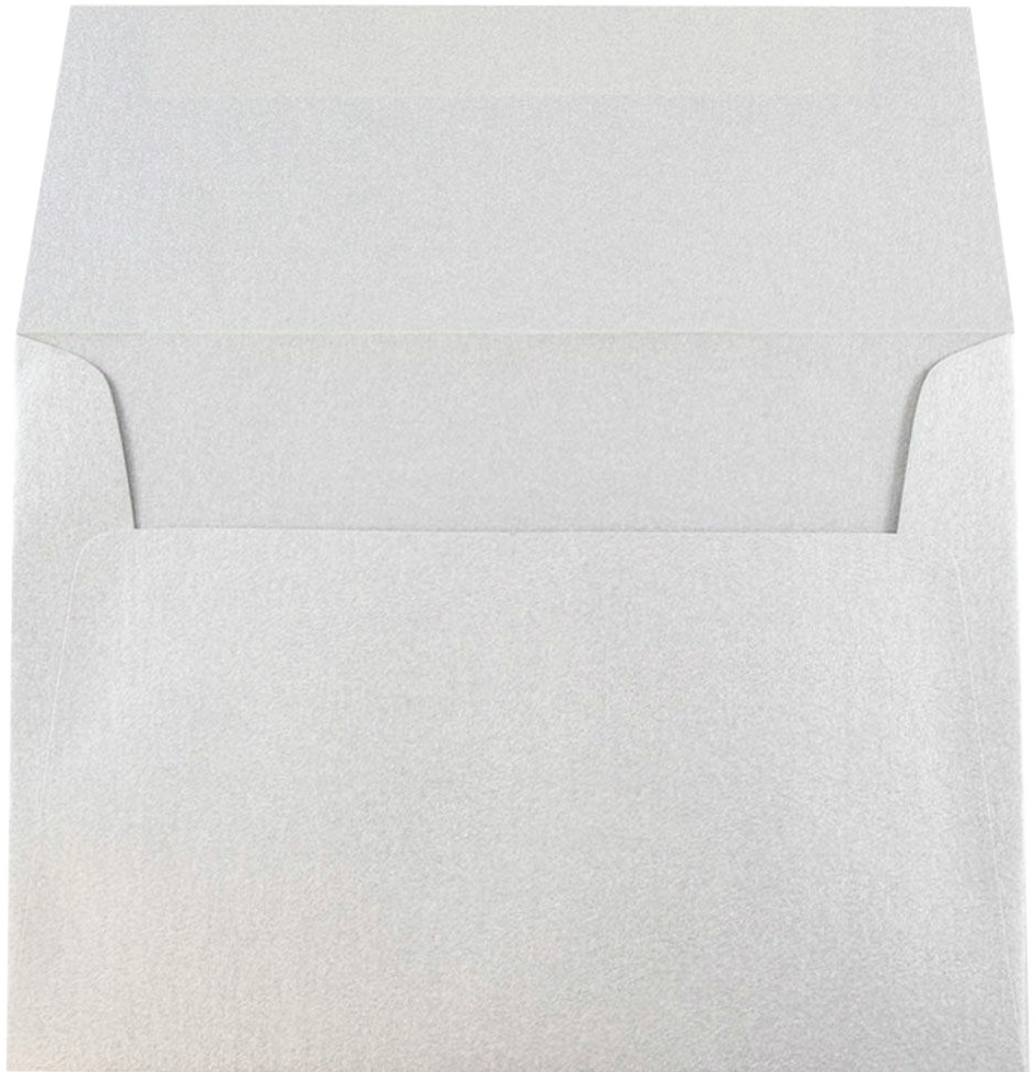 Silver Metallic 32lb A6 Invitation Envelopes (4 3/4 x 6 1/2)