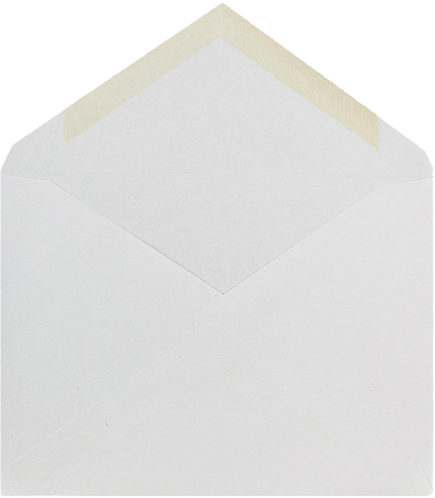 White 24lb Cougar A6 Invitation V Flap Premium Envelopes (4 3/4 x 6 1/2)