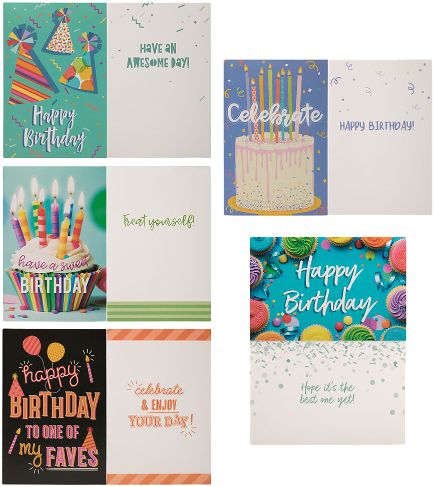 Birthday Bash Assortment Cards - 10 Pack