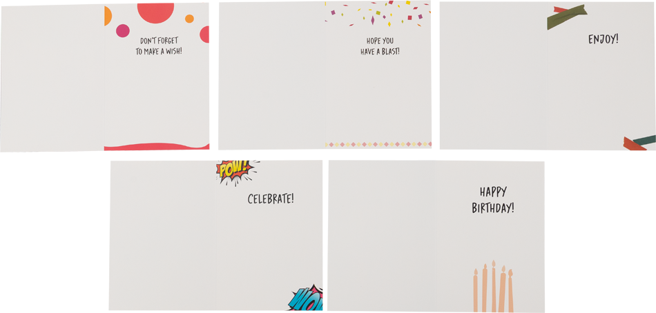 Happy Birthday Cards Assortment - 10 Pack