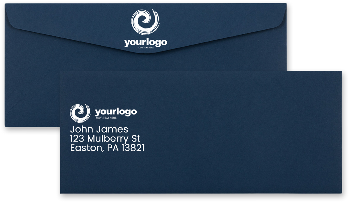 Navy Blue 32lb #10 Regular Envelopes (4 1/8 x 9 1/2)