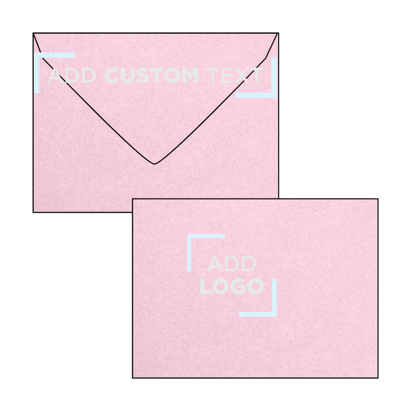 Pink Rose Metallic 32lb #17 Mini Envelopes (2 11/16 x 3 11/16)