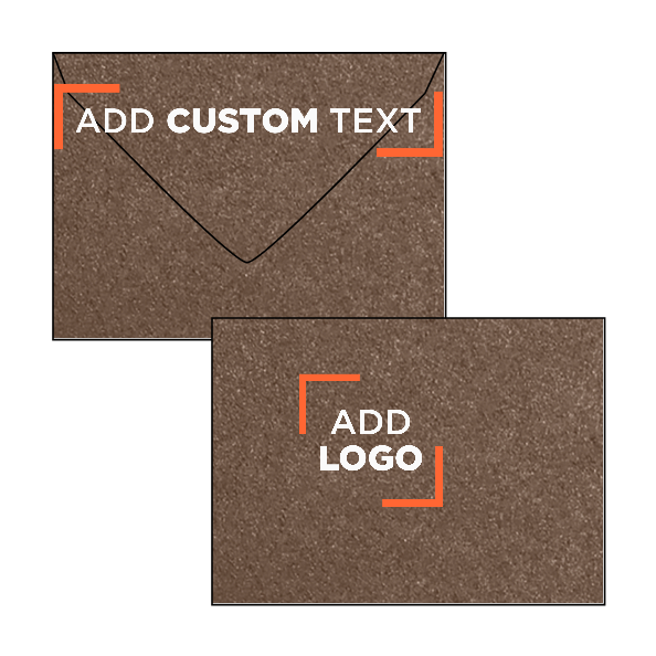 Bronze Brown Metallic 32lb #17 Mini Envelopes (2 11/16 x 3 11/16)