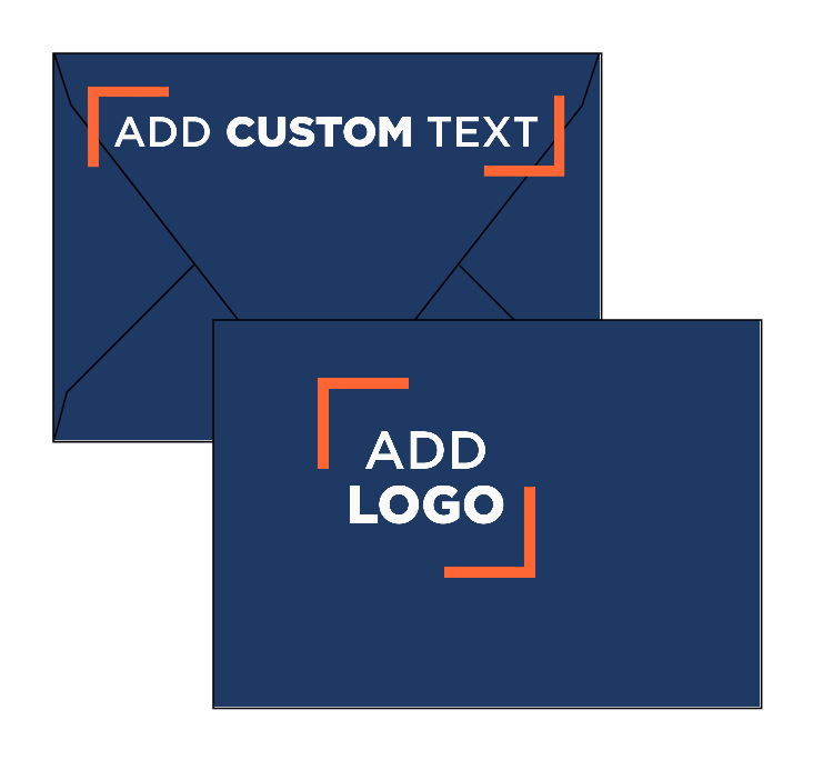Navy Blue 32lb A1 Contour Flap Envelopes (3 5/8 x 5 1/8)