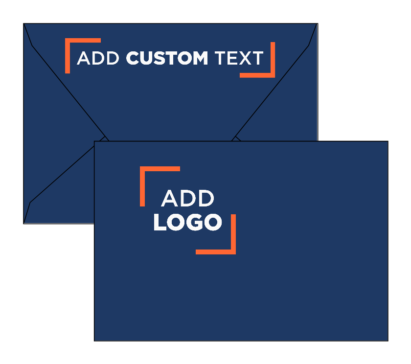 Navy Blue 32lb A4 Contour Flap Envelopes (4 1/4 x 6 1/4)