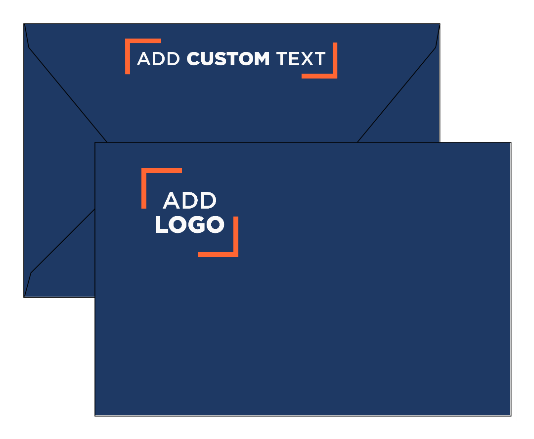 Navy Blue 32lb A9 Contour Flap Envelopes (5 3/4 x 8 3/4)