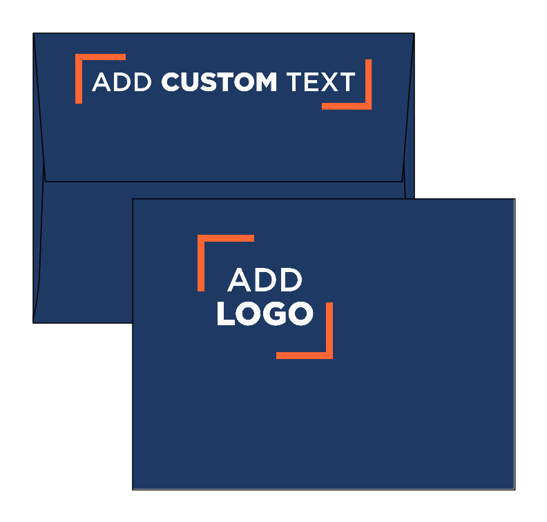 Navy Blue 32lb A2 Invitation Envelopes (4 3/8 x 5 3/4) with Peel & Seal