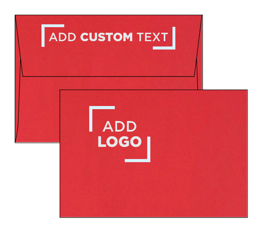 Red 32lb A4 Invitation Envelopes (4 1/4 x 6 1/4) with Peel & Seal