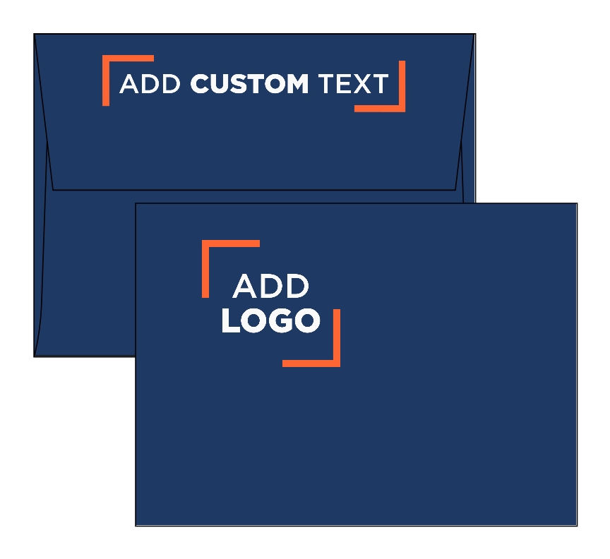 Navy Blue 32lb A6 Invitation Envelopes (4 3/4 x 6 1/2) with Peel & Seal