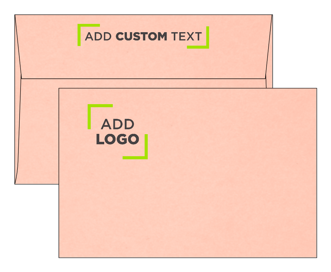 Blush Pink 32lb A9 Invitation Envelopes (5 3/4 x 8 3/4) with Peel & Seal