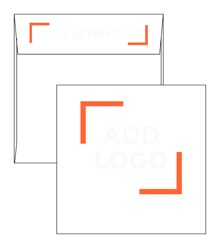Navy Blue 32lb 5 1/4 x 5 1/4 Square Envelopes with Peel & Seal