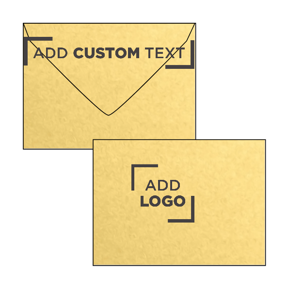 Gold Metallic 32lb #17 Mini Envelopes (2 11/16 x 3 11/16)
