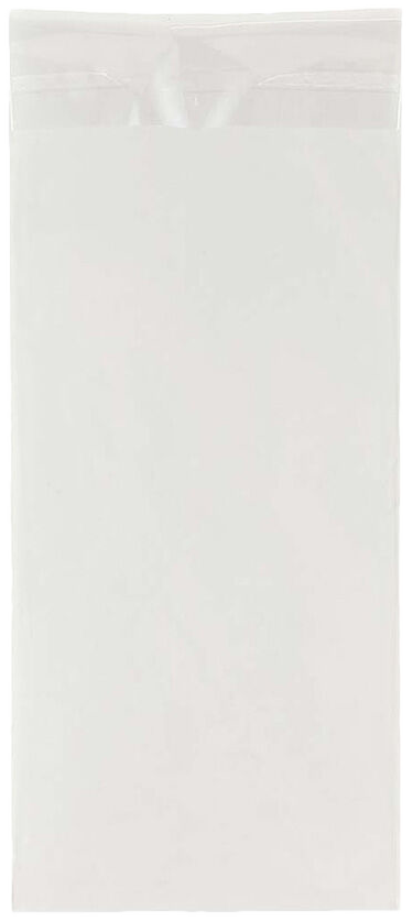 Clear 1.6mil #10 Policy Envelopes (4 1/8 x 9 1/2) with Peel & Seal