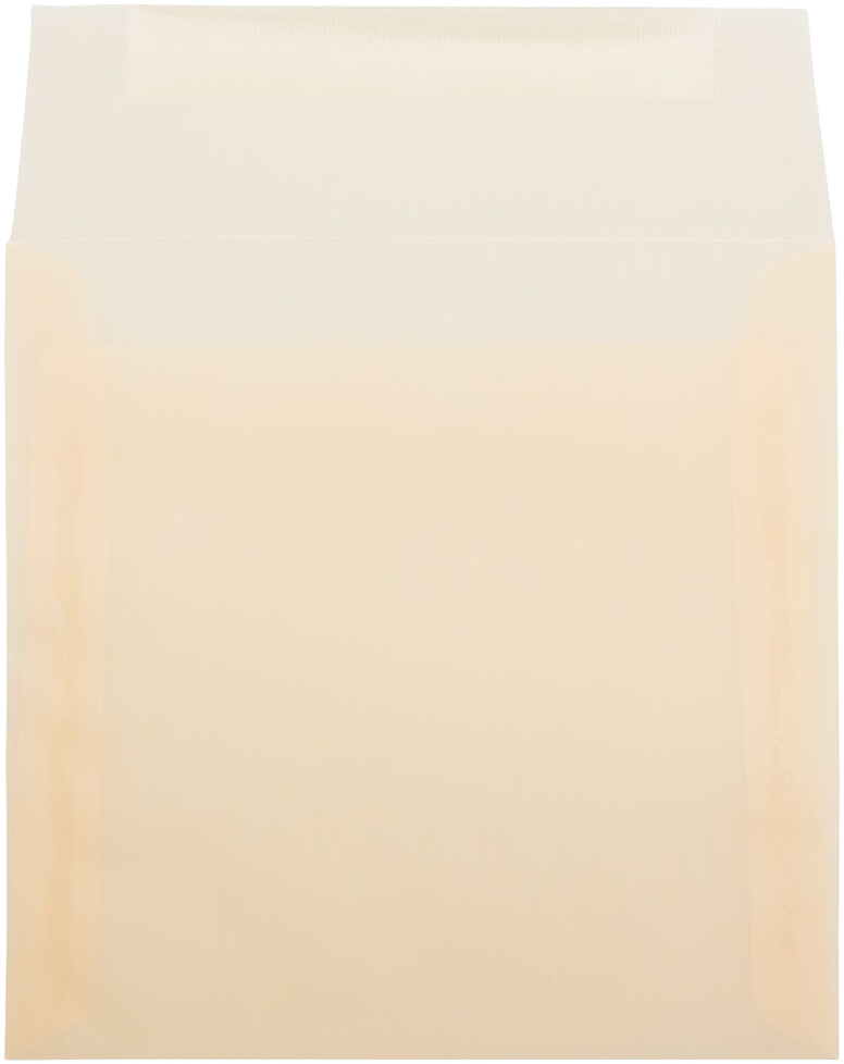 Natural Spring Ochre Translucent 30lb 6 x 6 Square Envelopes