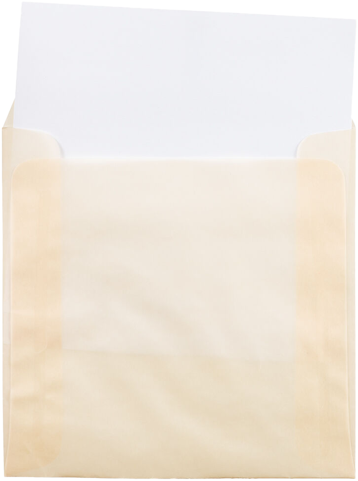 Natural Spring Ochre Translucent 30lb 6 x 6 Square Envelopes