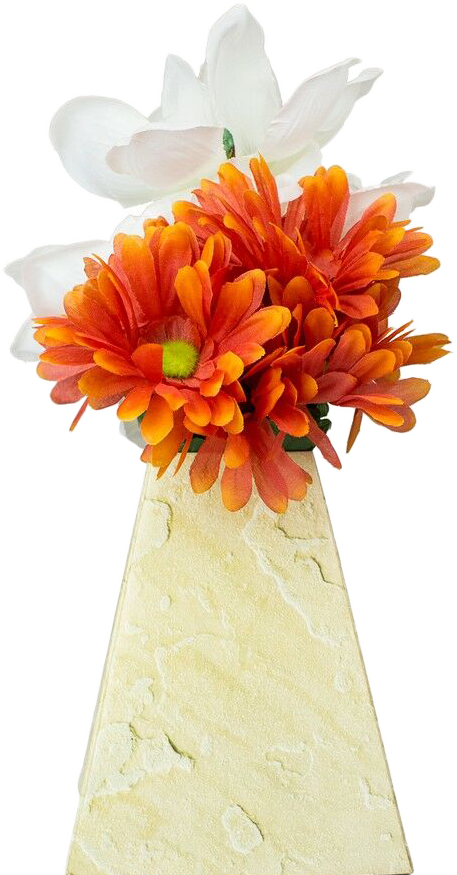 Marble Design Paper Pop Flower Vases - 3 Pack