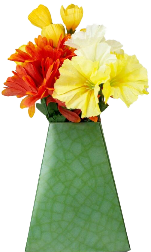 Olive Stone Design Paper Pop Flower Vases - 3 Pack