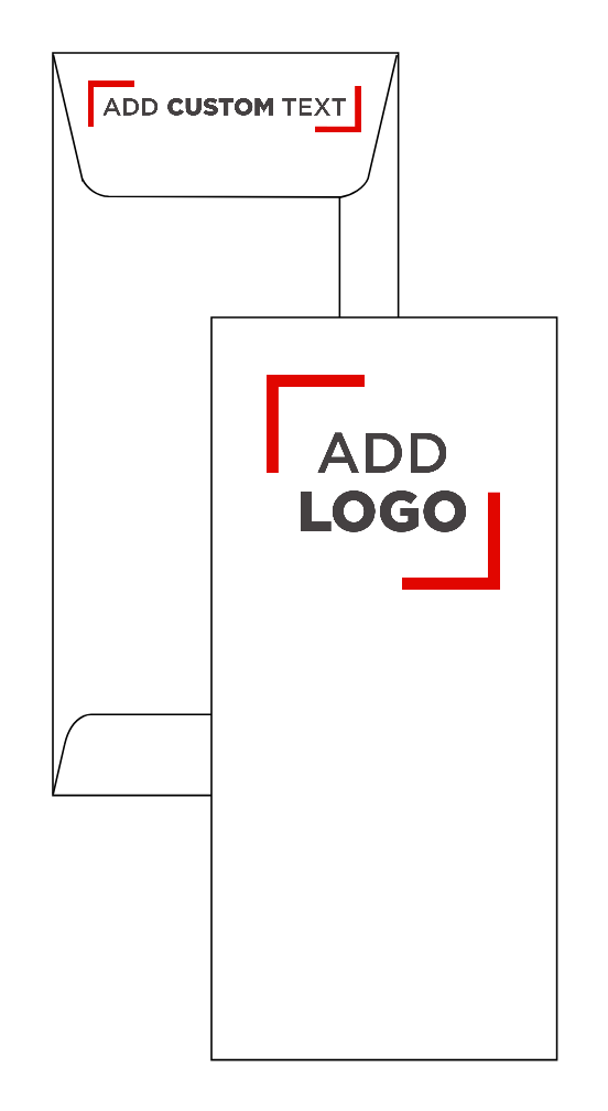 White 24lb Small Drive-In Banking Envelopes (3 1/4 x 7)