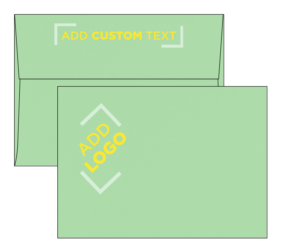 Pastel Green 24lb A7 Invitation Envelopes (5 1/4 x 7 1/4)