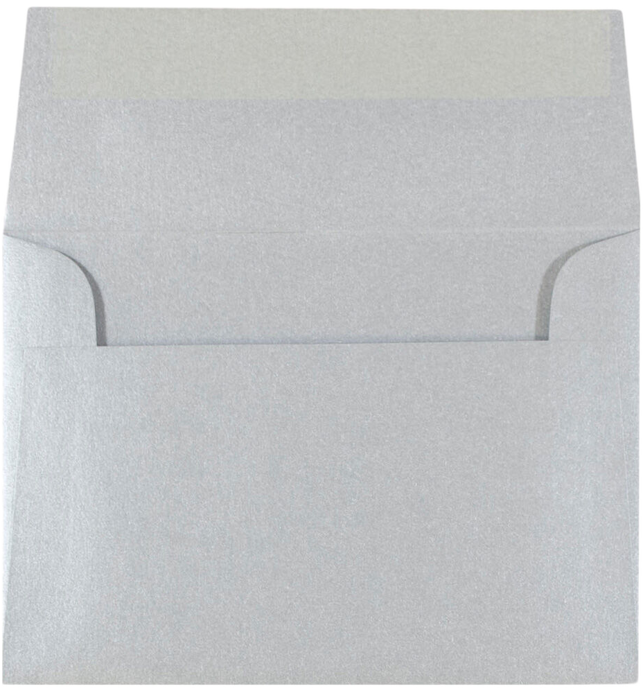 Silver Metallic 32lb A1 Invitation Envelopes (3 5/8 x 5 1/8)