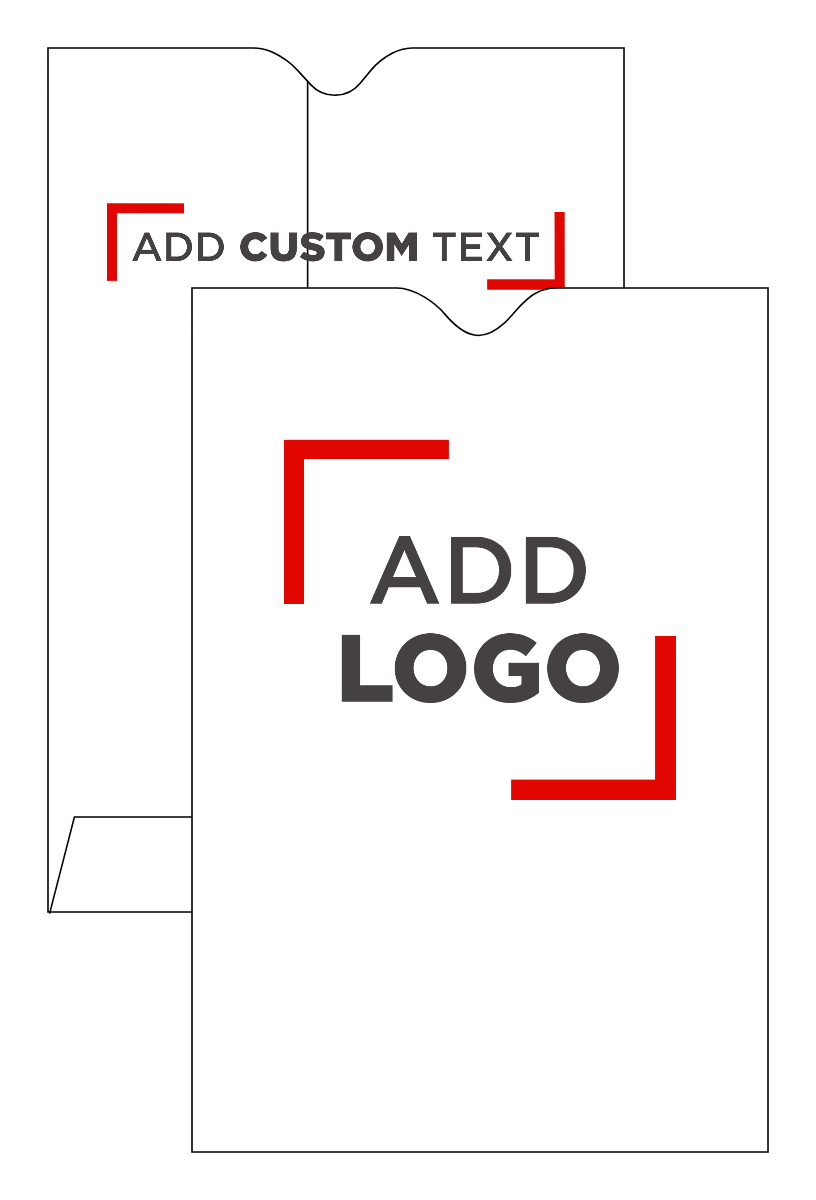 White 28lb 6 x 9 Open End Envelopes with Thumb Cut