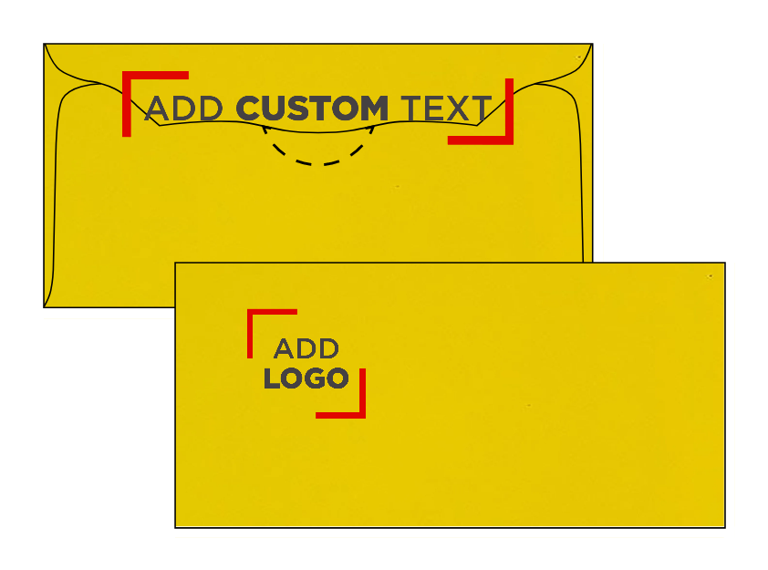 Pastel Canary Yellow 24lb 3 1/8 x 6 1/4 Offering Envelopes