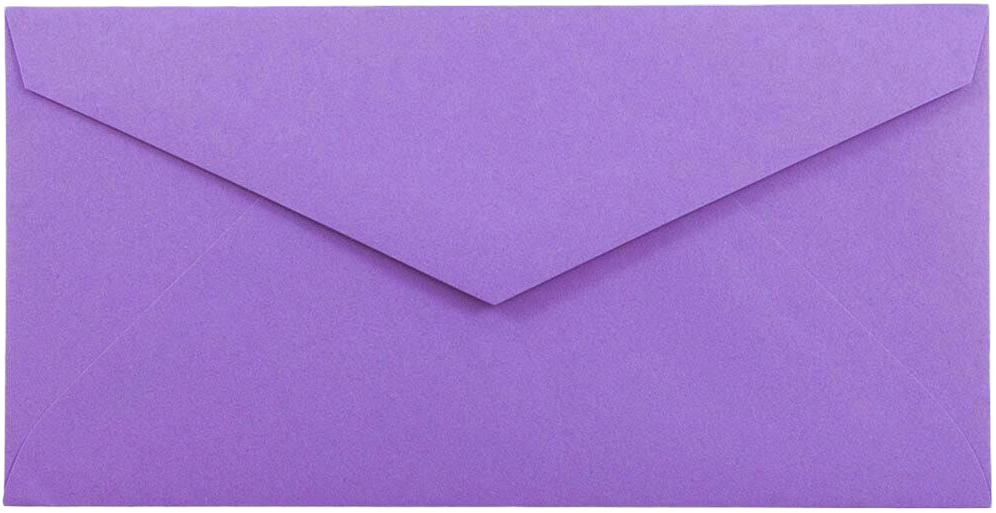 Violet Grape Purple 24lb #7 3/4 Monarch Envelopes (3 7/8 x 7 1/2)
