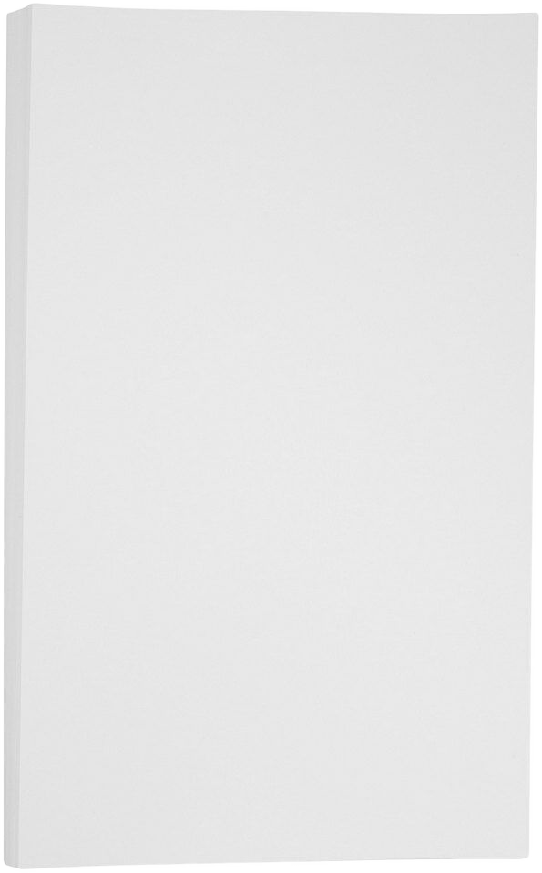 White 110lb 8 1/2 x 14 Cardstock