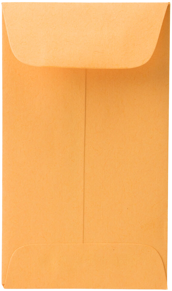 Brown Kraft 28lb #3 Coin Envelopes (2 1/2 x 4 1/4)