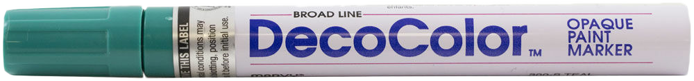 Teal Broad Line Opaque Paint Marker