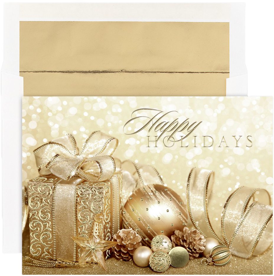 Holiday Package Christmas Cards - 25 Pack