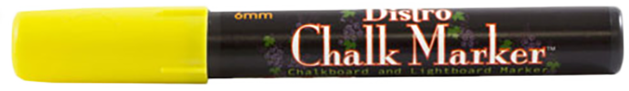 Yellow Broad Point Chalk Marker