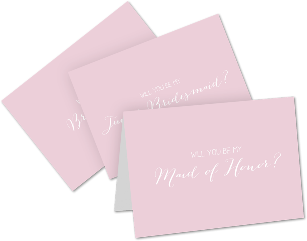 Will You Be My…, Bridal A7 Foldover Card Set - 8 Pack