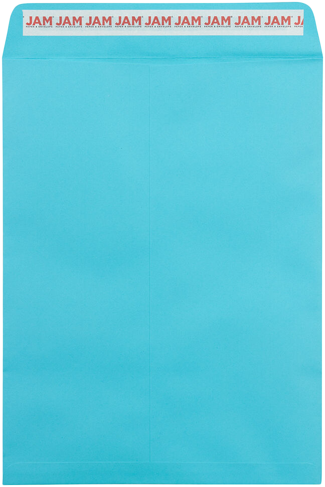 Pool Blue 32lb 9 x 12 Open End Envelopes with Peel & Seal