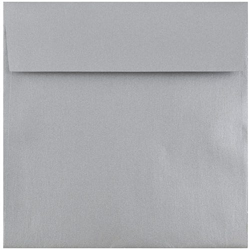 Silver Metallic 32lb 6 1/2 x 6 1/2 Square Envelopes