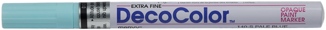 Pale Blue Opaque Extra Fine Line Paint Marker