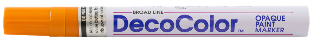 Orange Broad Line Opaque Paint Marker