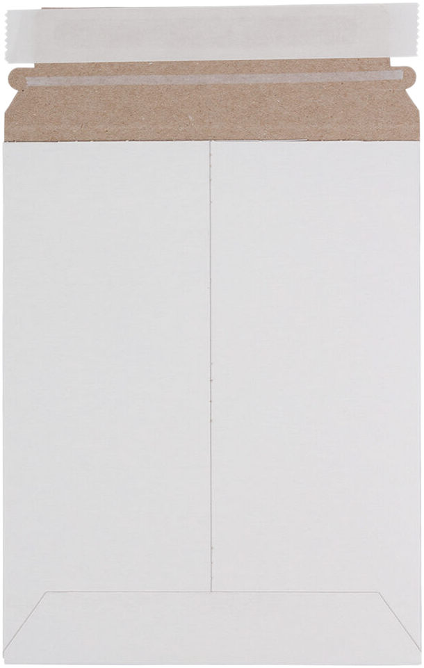 White 130lb 7 x 9 Photo Mailer Envelopes with Peel & Seal