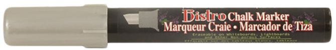 Silver Metallic Chisel Tip Chalk Marker