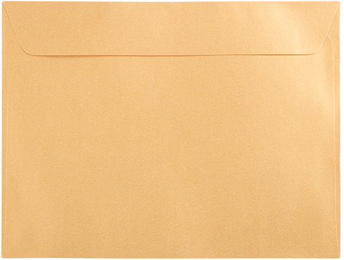 Gold Metallic 32lb 9 x 12 Booklet Envelopes