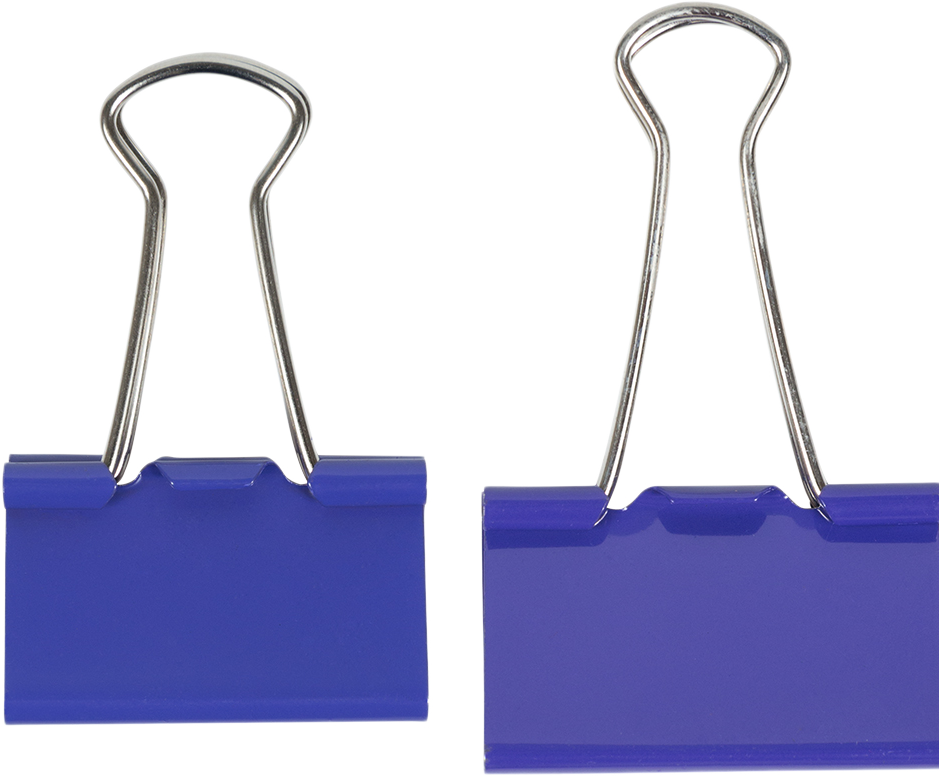 Purple Large 44mm & Medium 32mm Binder Clips