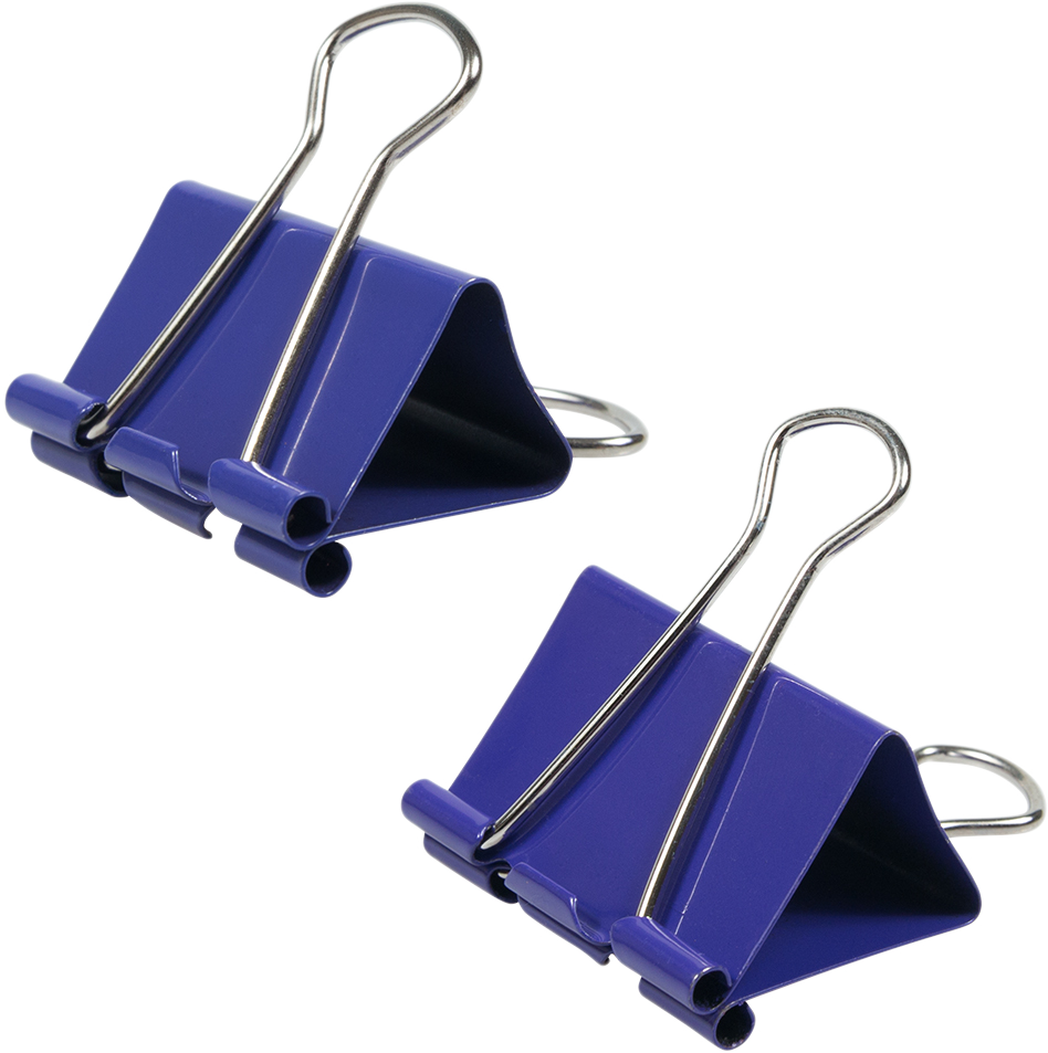 Purple Large 44mm & Medium 32mm Binder Clips