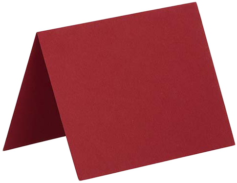Ruby Red 100lb A2 Foldover Cards (4 3/8 x 5 7/16)