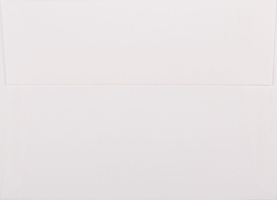 White Linen 32lb Strathmore A7 Invitation Premium Envelopes (5 1/4 x 7 1/4)